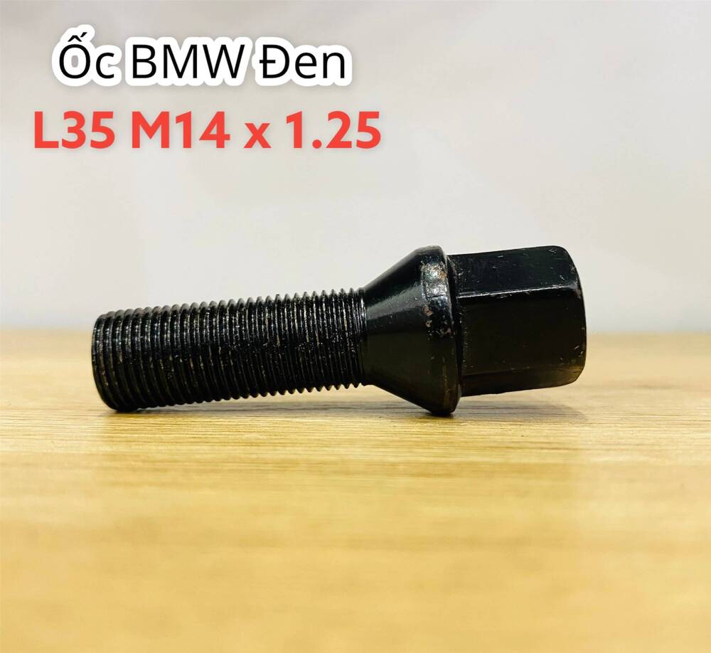 Ốc BMW đen L35 M14 x 1.25